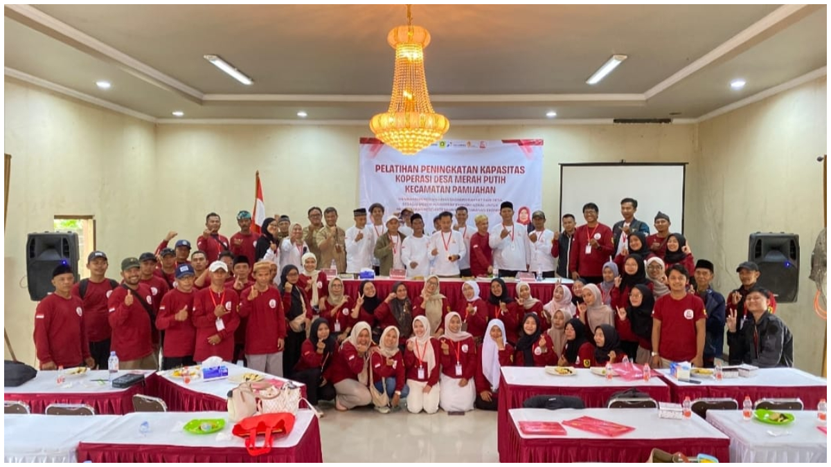 Pelatihan peningkatan kapasitas dalam menyambut percepatan pembangunan Koperasi Desa Merah Putih (KDMP) di Kecamatan Pamijahan.