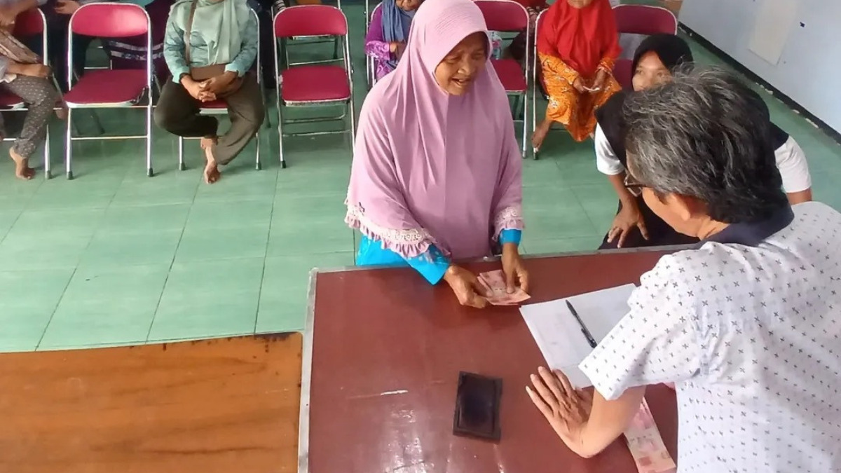 Ilustrasi penyaluran bansos BPNT Rp600 Ribu.