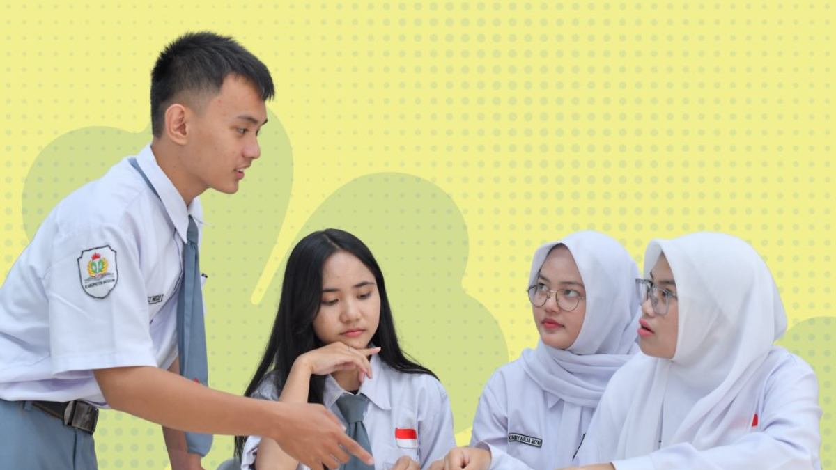 Ilustrasi siswa SMA