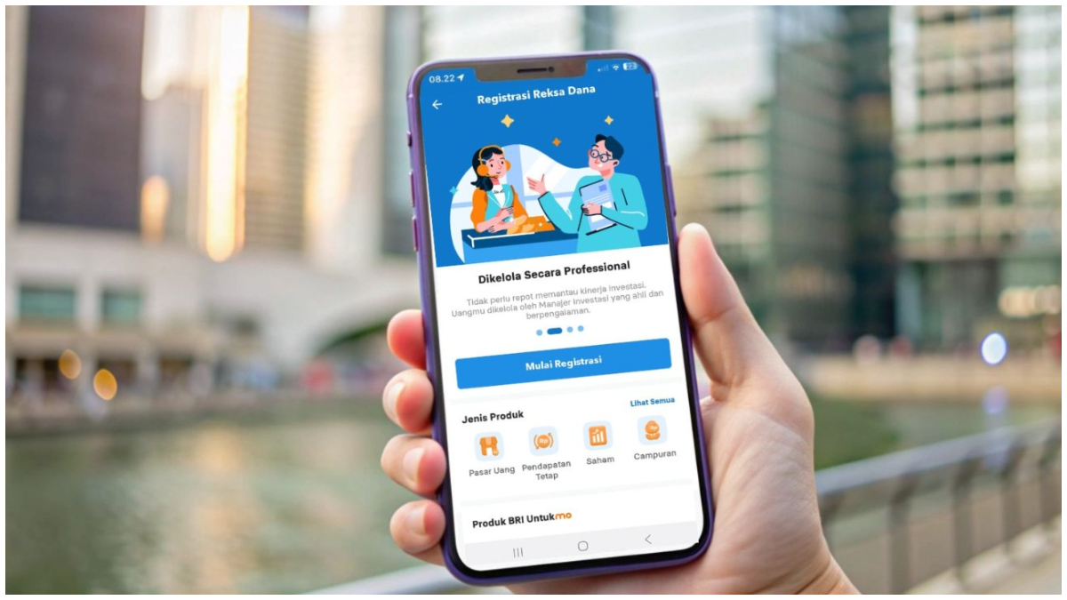 Fitur Reksa Dana di aplikasi Super Apps BRImo.