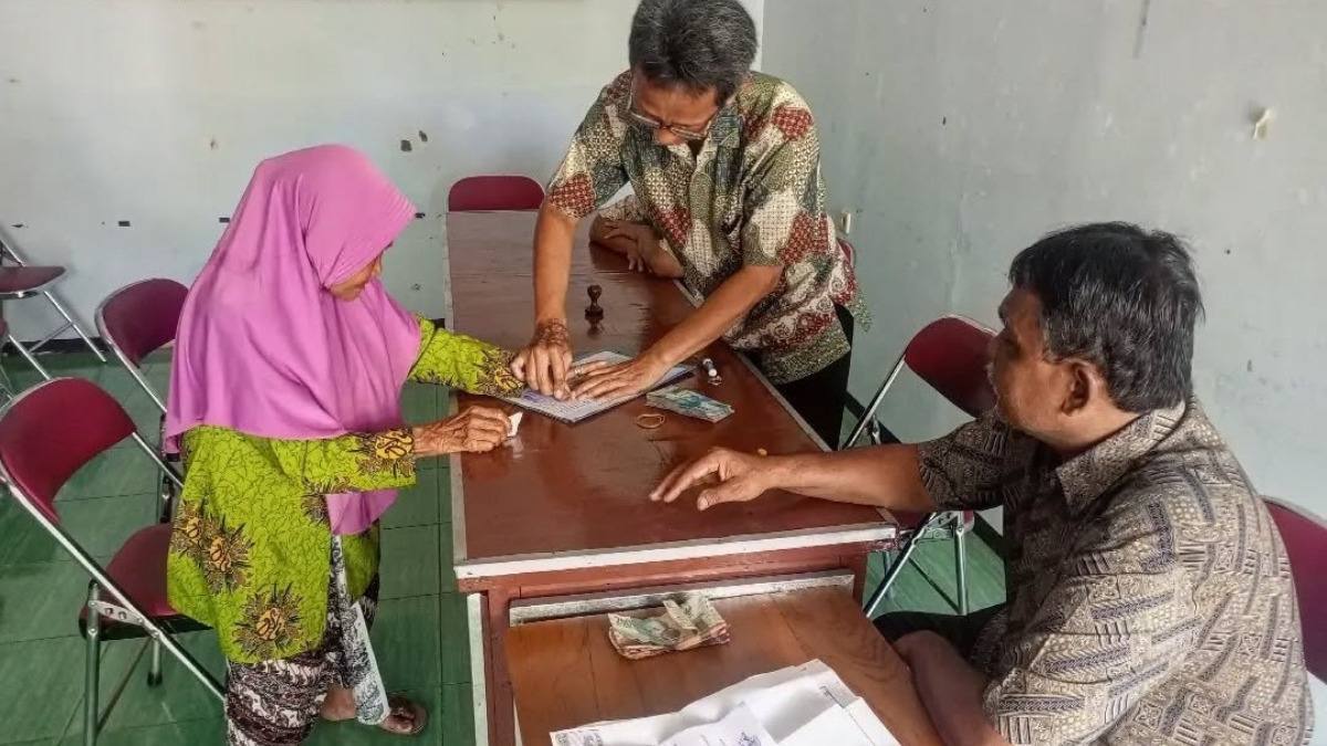 Ilustrasi penyaluran dana bansos Rp600 Ribu