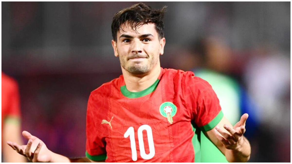 Brahim Diaz saat membela Timnas Maroko