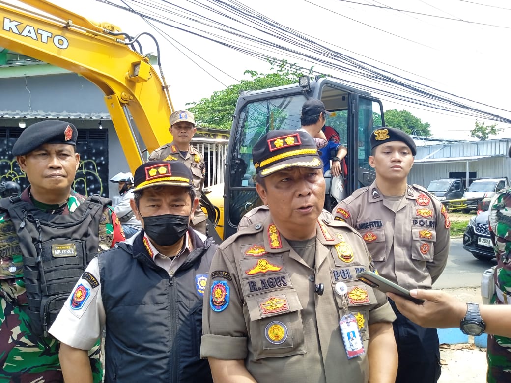 Kabid Trantibum Panwal Satpol PP Kota Depok, R. Agus Mohammad.