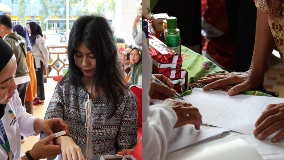 Ilustrasi pendataan KPM sebelum menerima bansos
