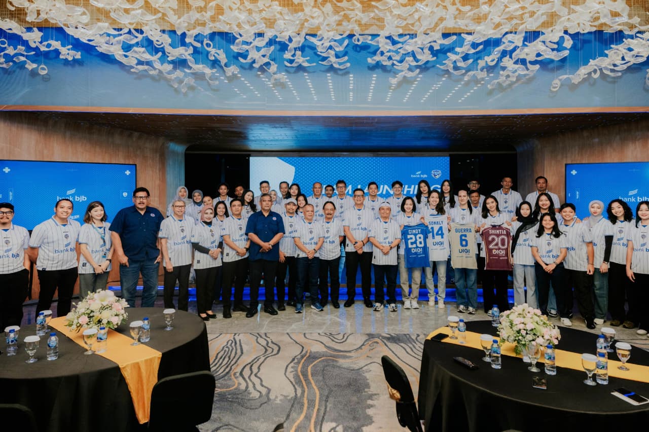 Bandung BJB Tandamata, saat mengumumkan skuad Proliga 2025.