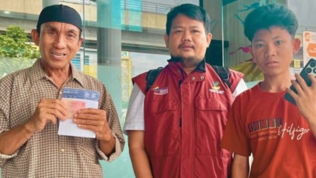 Ilustrasi penyaluran bansos PKH BPNT.
