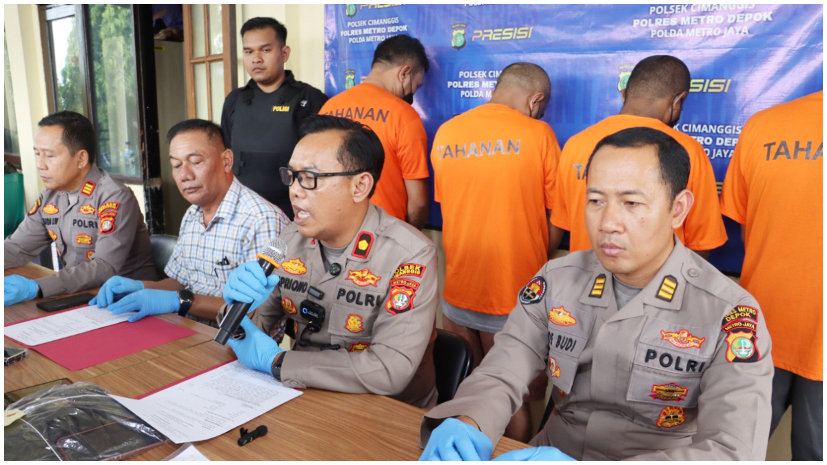 Polisi tangkap begal modus matel di Kota Depok
