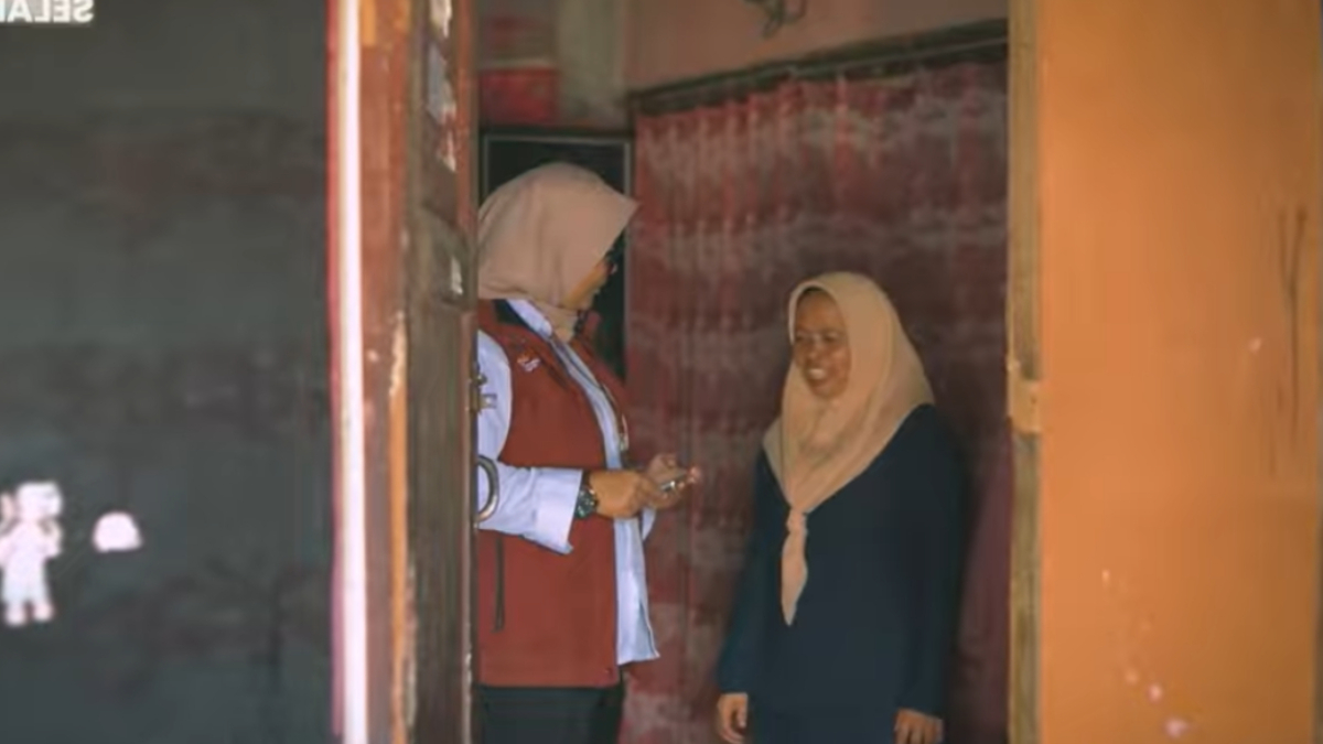 Ilustrasi: Pendataan keluarga penerima manfaat (KPM) bantuan sosial (bansos).&nbsp;