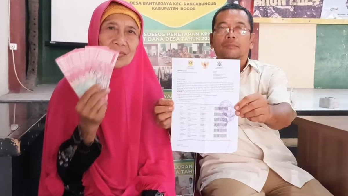 Ilustrasi penyaluran dana bansos BPNT Rp600 Ribu