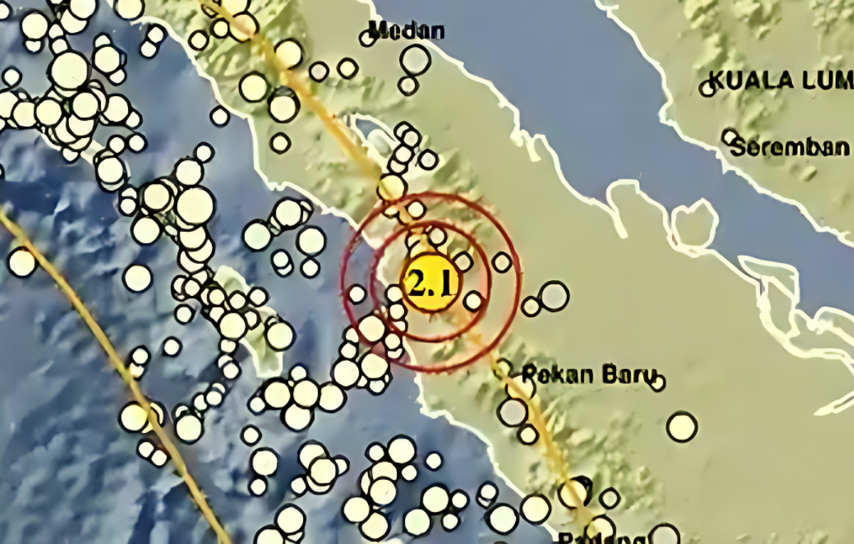 Daerah Padangsidimpuan, Sumatera Utara alami gempa bumi, pagi ini.