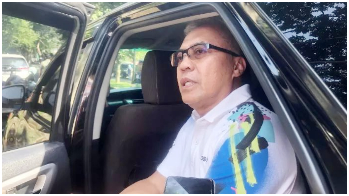 Sekda Denny Mulyadi saat dimintai keterangan soal PLT Kepala Satpol PP Kota Bogor.