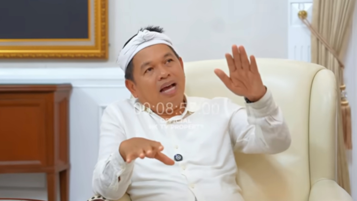 Gubernur Jawa Barat Dedi Mulyadi saat mengungkap soal kehidupan pribadinya.