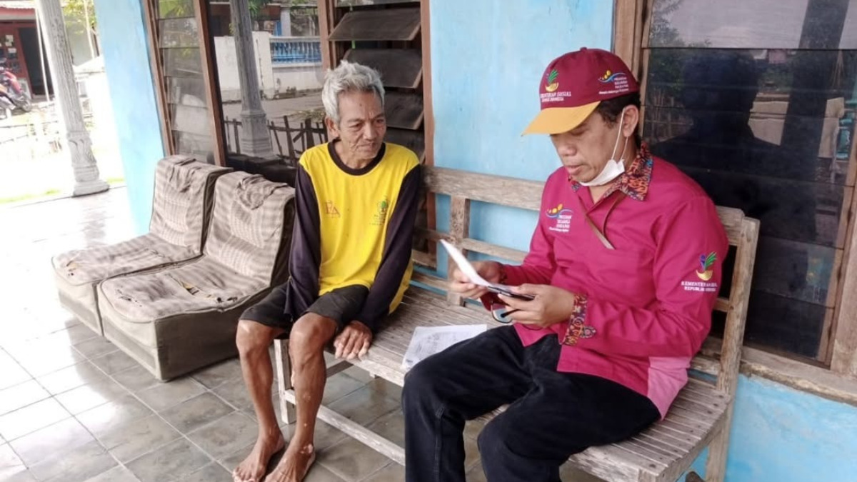 Ilustrasi validasi ulang KPM PKH dan BPNT
