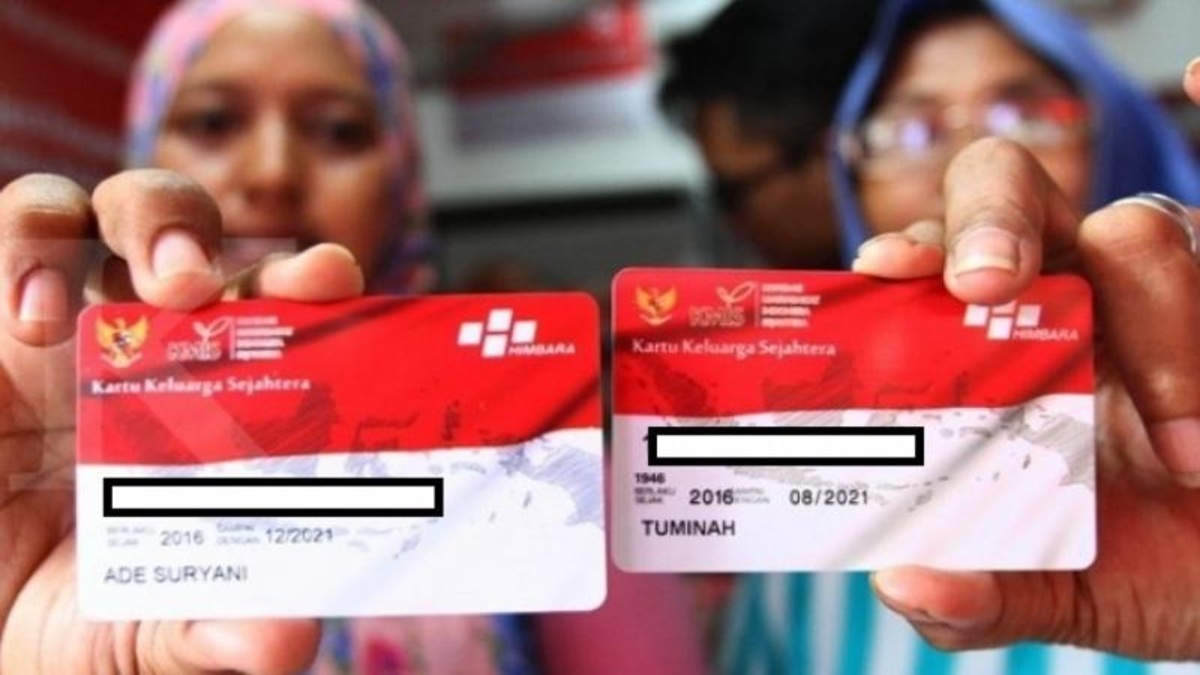 KKS merah putih untuk cairkan bansos PKH BPNT.