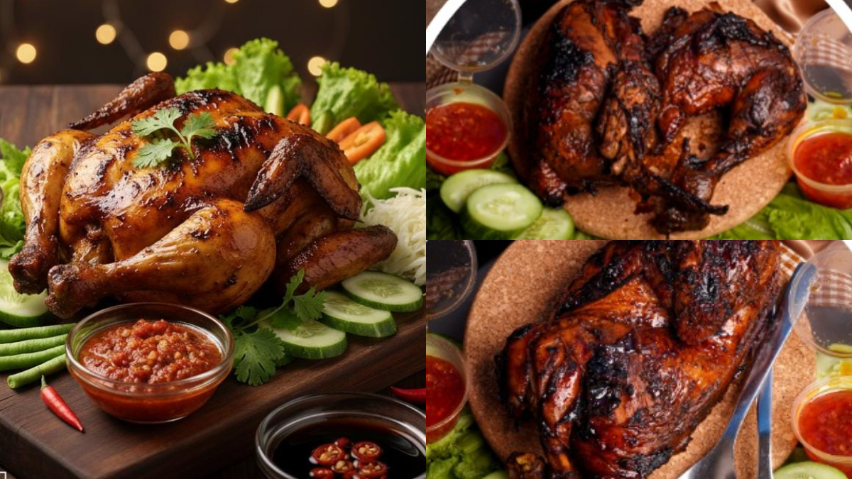 Selera Ayam Bakar Indonesia di Jalan Raya Sukahati, Cibinong, Kabupaten Bogor menyuguhkan ayam bakar dengan cita rasa khas.
