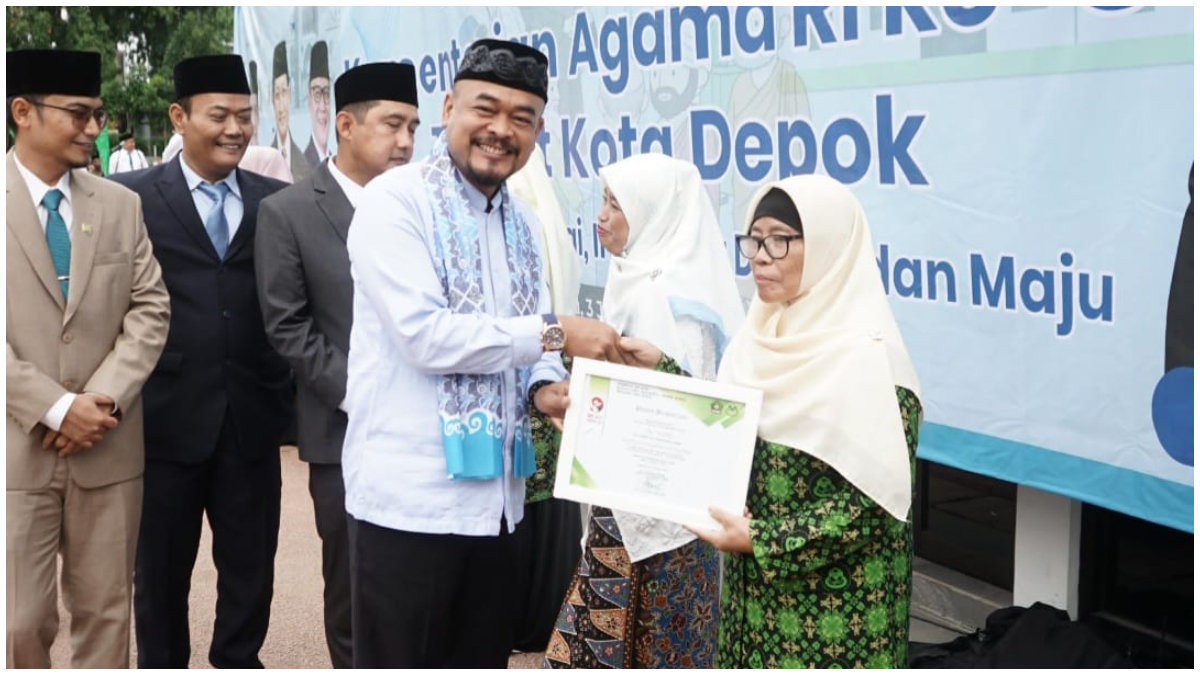Edi Masturo saat menghadiri HAB Kemenag ke 80.