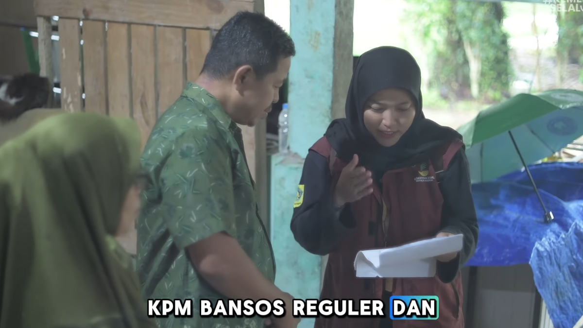 Ilustrasi KPM bansos