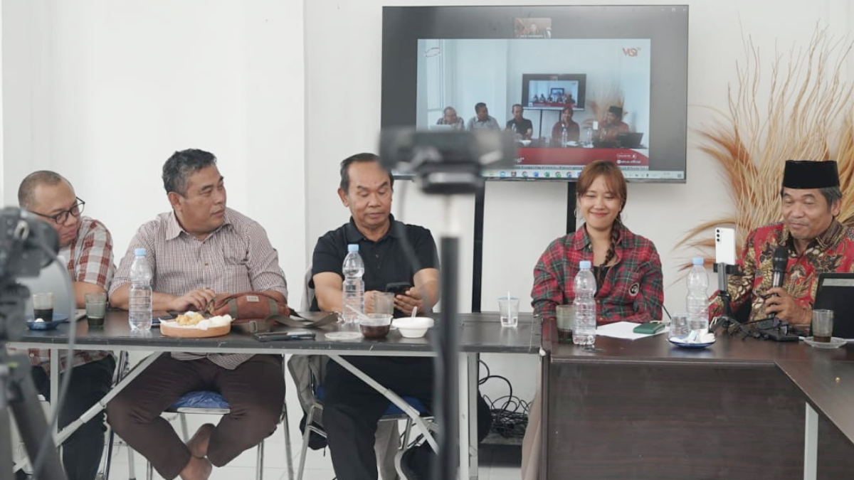 Diskusi bertema Kita Tolak Pilkada Tak Langsung digelar Vinus di Kabupaten Bogor.