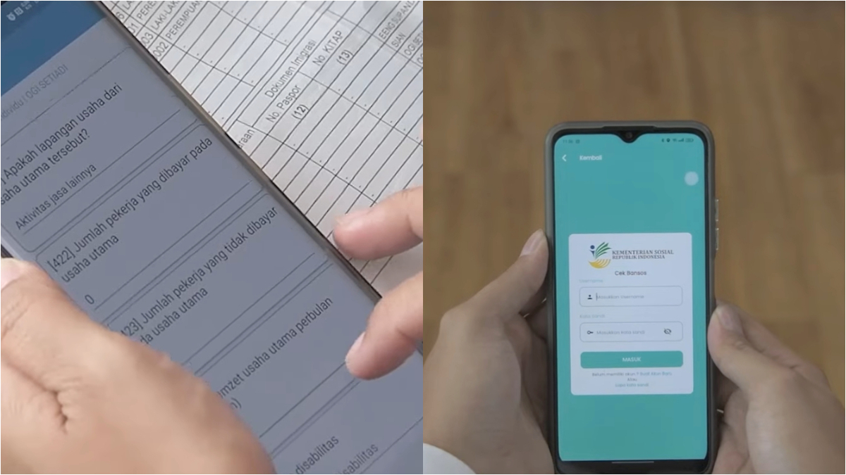 Ilustrasi Verifikasi dan Pemuktahiran Data KPM di Aplikasi Cek Bansos
