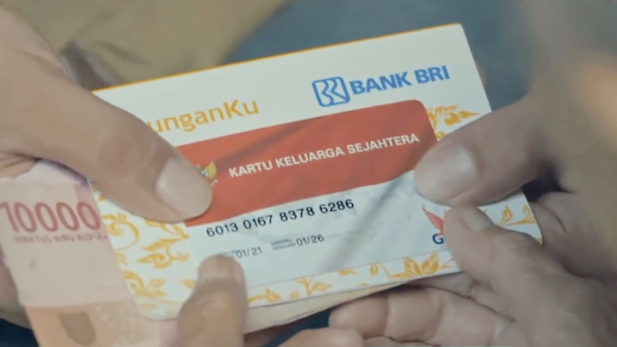 Pencairan Bansos melalui KKS Merah Putih