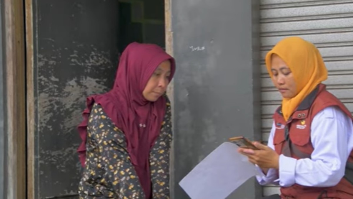 Ilustrasi KPM bansos BLT Kesra