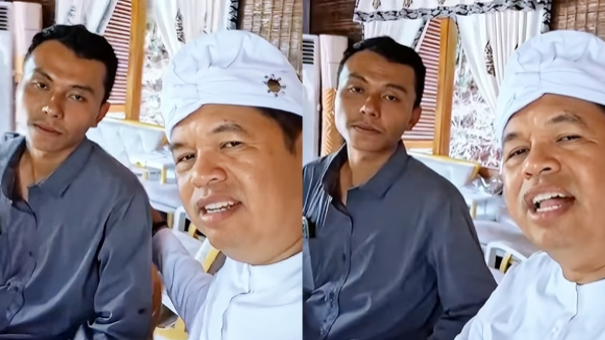 Gubernur Jawa Barat Dedi Mulyadi bertemu dengan Holis warga Desa Panggalih, Kabupaten Garut yang viral usai anggaran dana desa dan jalan rusak.