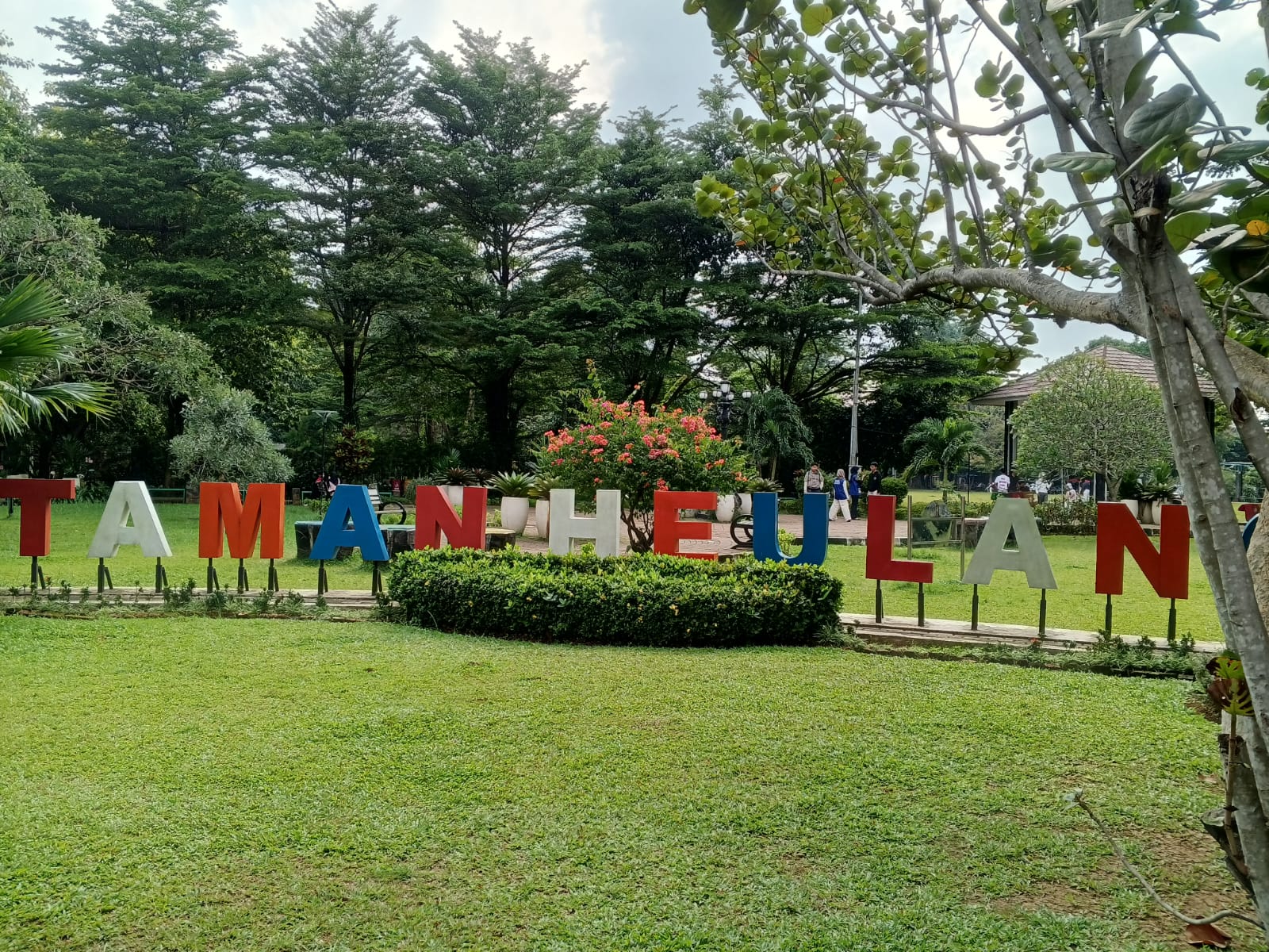 Penampakan beberapa bagian di Taman Heulang, Kota Bogor, yang selesai di revitalisasi.