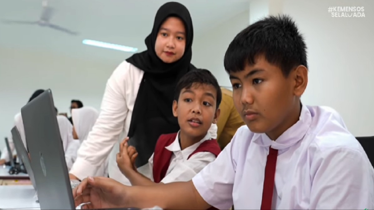 Ilustrasi siswa penerima bansos di bidang pendidikan Tahun 2026