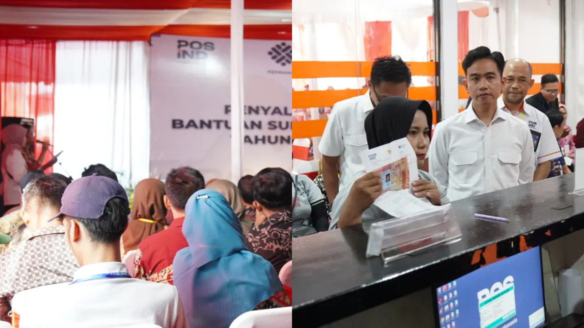Ilustrasi: Penyaluran bantuan sosial (bansos) kepada para penerima manfaat atau KPM.
