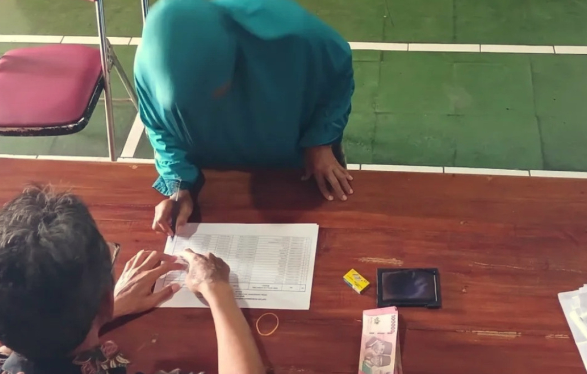 ILUSTRASI: Penyaluran saldo bansos Rp600 Ribu.