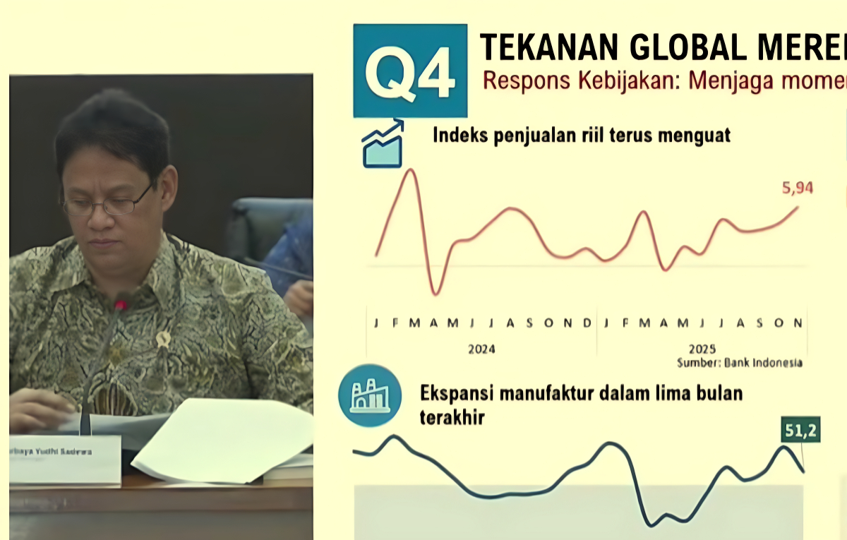 Menguatnya IHSG dijelaskan Menkeu, Purbaya Yudhi Sadewa.