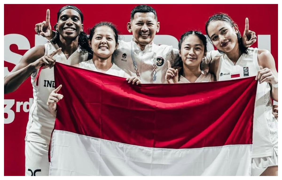 Coach Asal Kota Bogor, sukses membawa Timnas Basket 3x3 Putri Indonesia meraih medali emas SEA Games Thailand 2025.