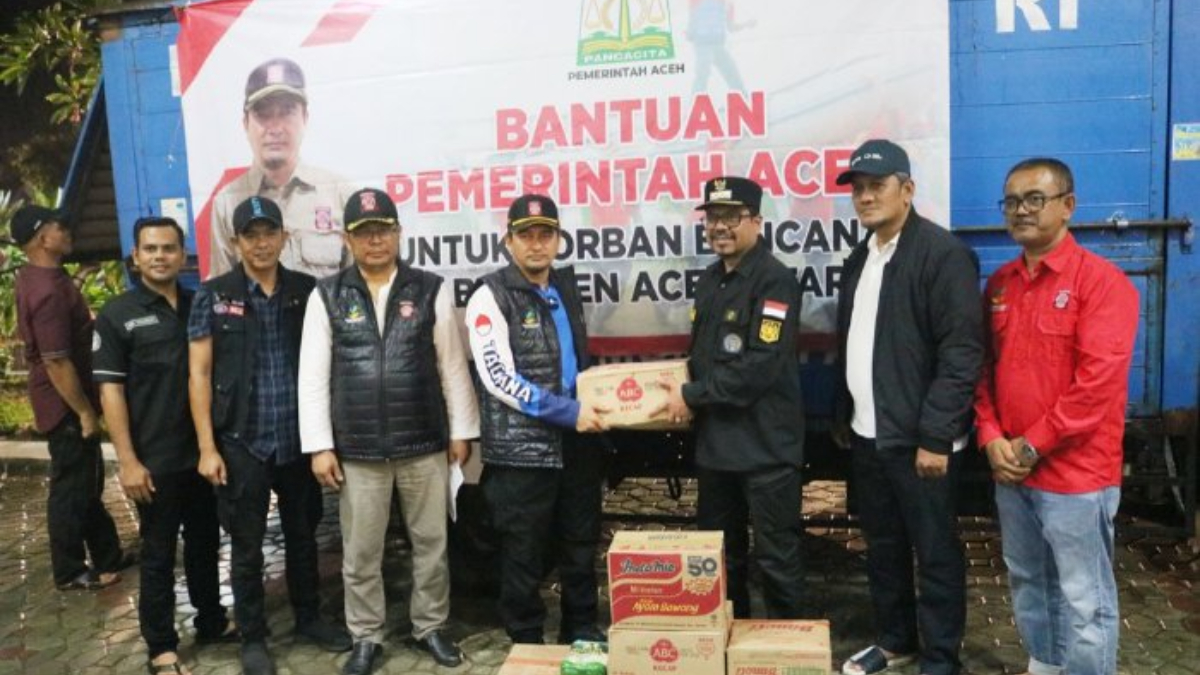 Ilustrasi penyaluran bansos sembako