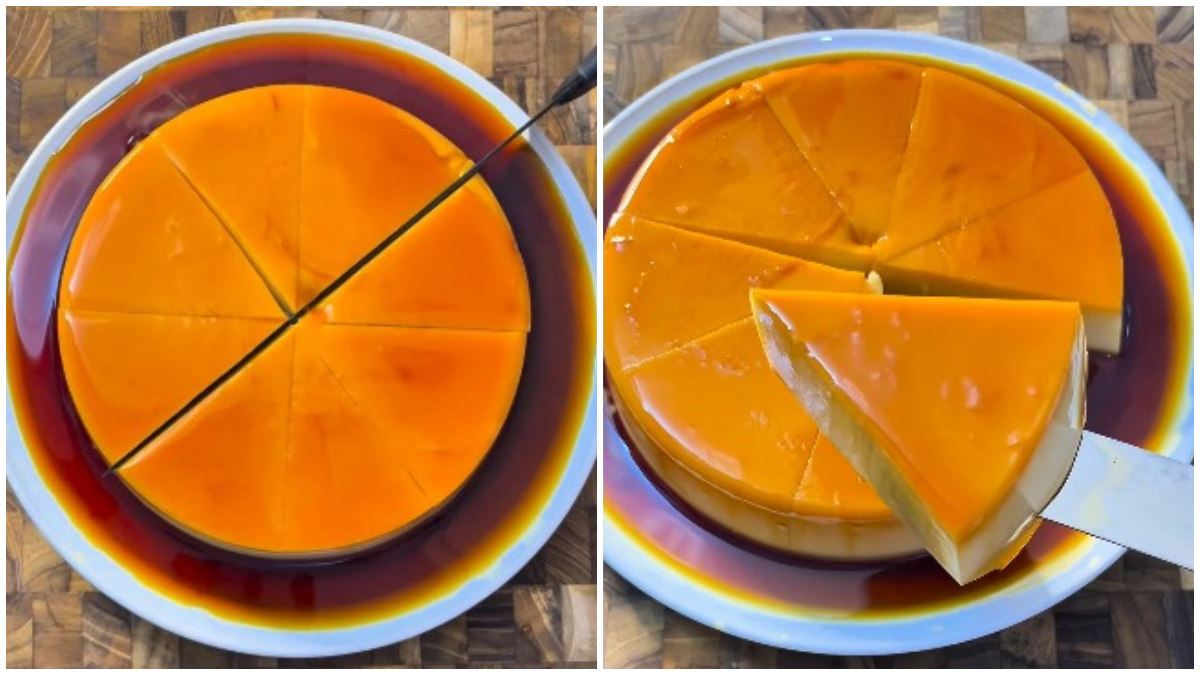 Puding Susu Karamel yang lembut dan manis dari&nbsp;Instagram @genikayu.