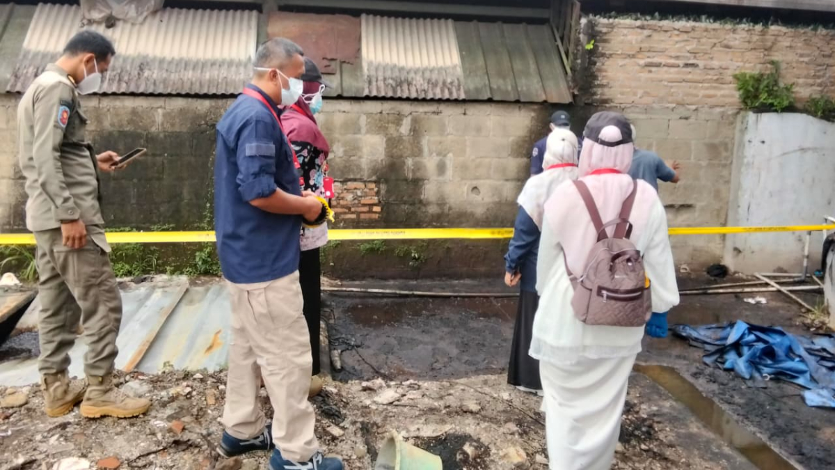 Pabrik limbah di Parungpanjang yang disegel Pemkab Bogor