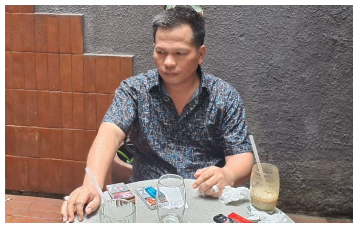 Ketua Umum LSM Pemerhati Kebijakan dan Layanan Publik (PKLP), Maraja Manalu.