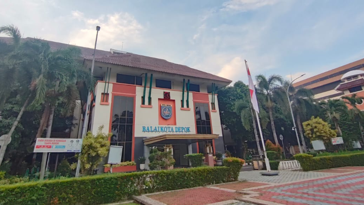 Ilustrasi: Suasana Balai Kota Depok. Pemerintah Kota Depok memastikan layanan kesehatan bagi warga.
