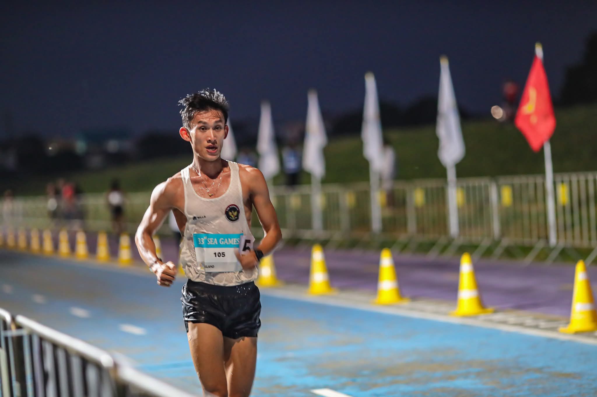 Hendro Yap, atlet jalan cepat asal Kabupaten Bogor telah 6 kali meraih medali emas dalam ajang SEA Games.