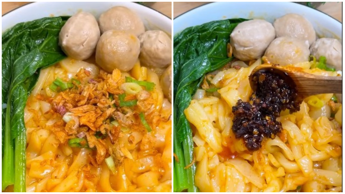Tampilan Kwetiau Yamin yang fast track dari&nbsp;Instagram @mamabrins