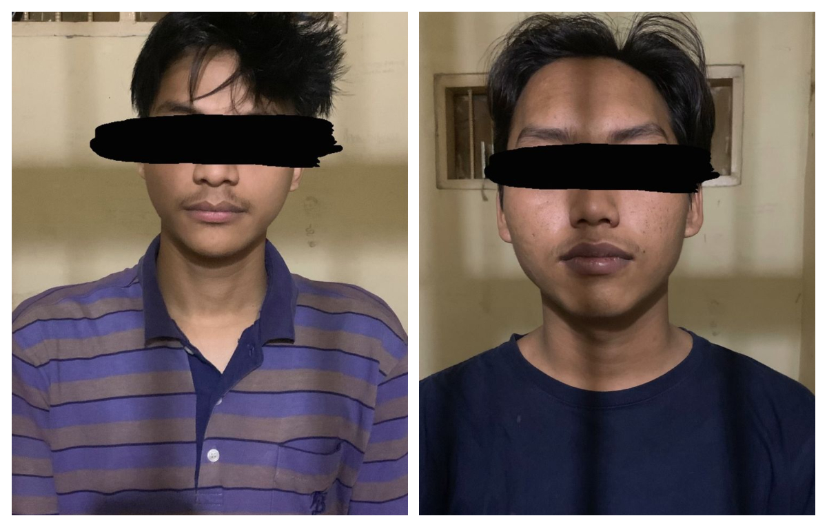 Dua pelaku pengeroyokan ditangkap Polsek Dramaga, Polres Bogor.