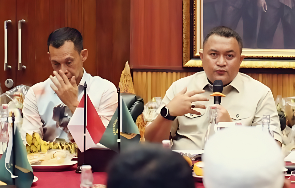 Bupati Bogor, Rudy Susmanto menjelaskan terkait tambang.