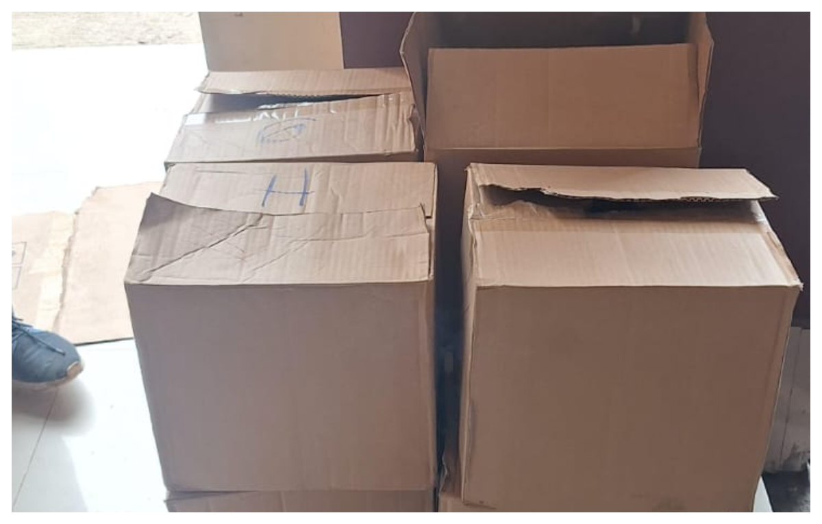 Barang bukti miras yang disita polisi saat menggelar razia minuman keras di Kota Depok.