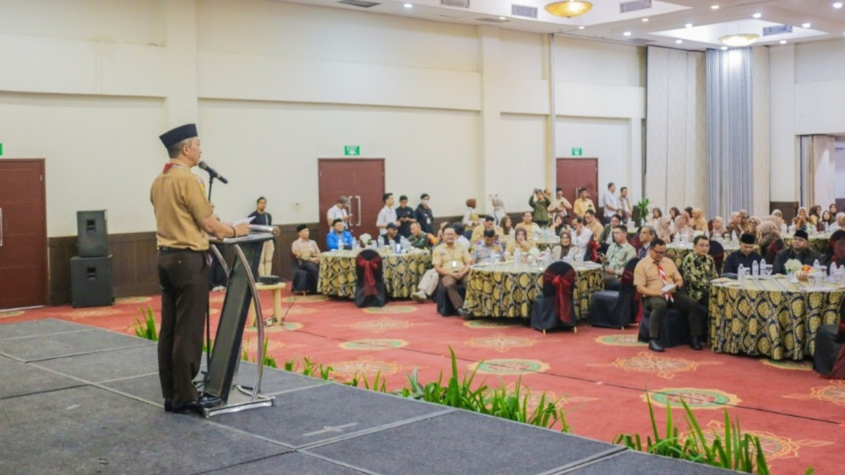 Wali Kota Bogor Dedie Rachim saat menghadiri Musyawarah Perencanaan Pembangunan (Musrenbang) Kecamatan Bogor Selatan.