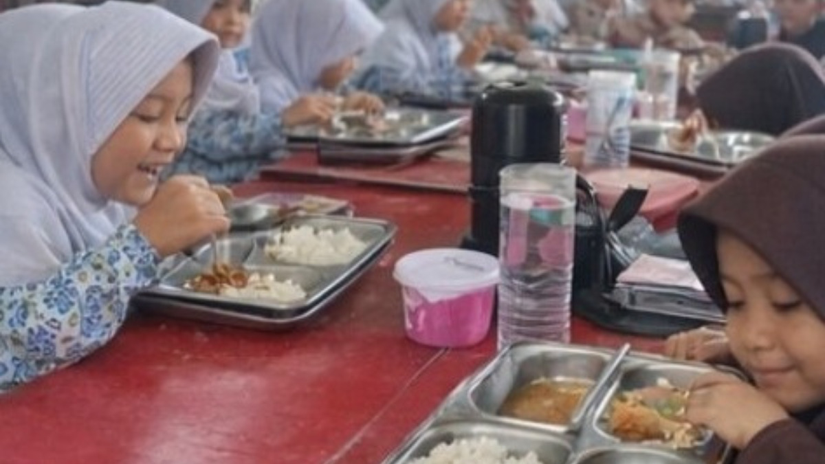 Ilustrasi pelaksanaan program Makan Bergizi Gratis (MBG).