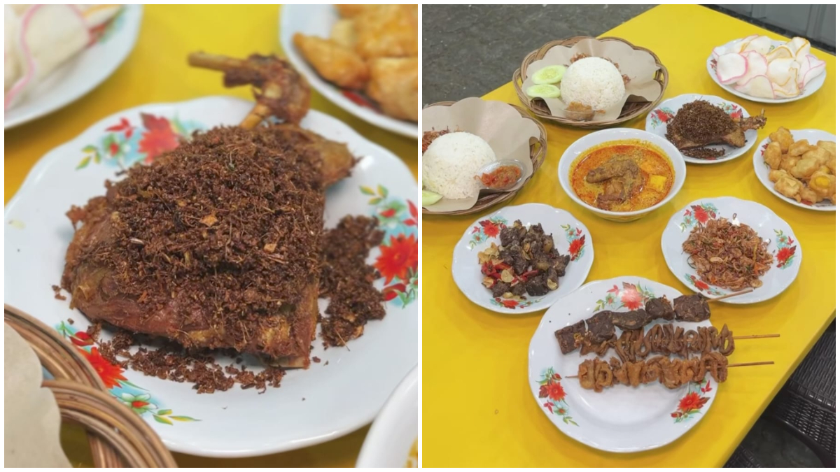 Menu Ayam Bebek Kari Pedas Darmawangsa.