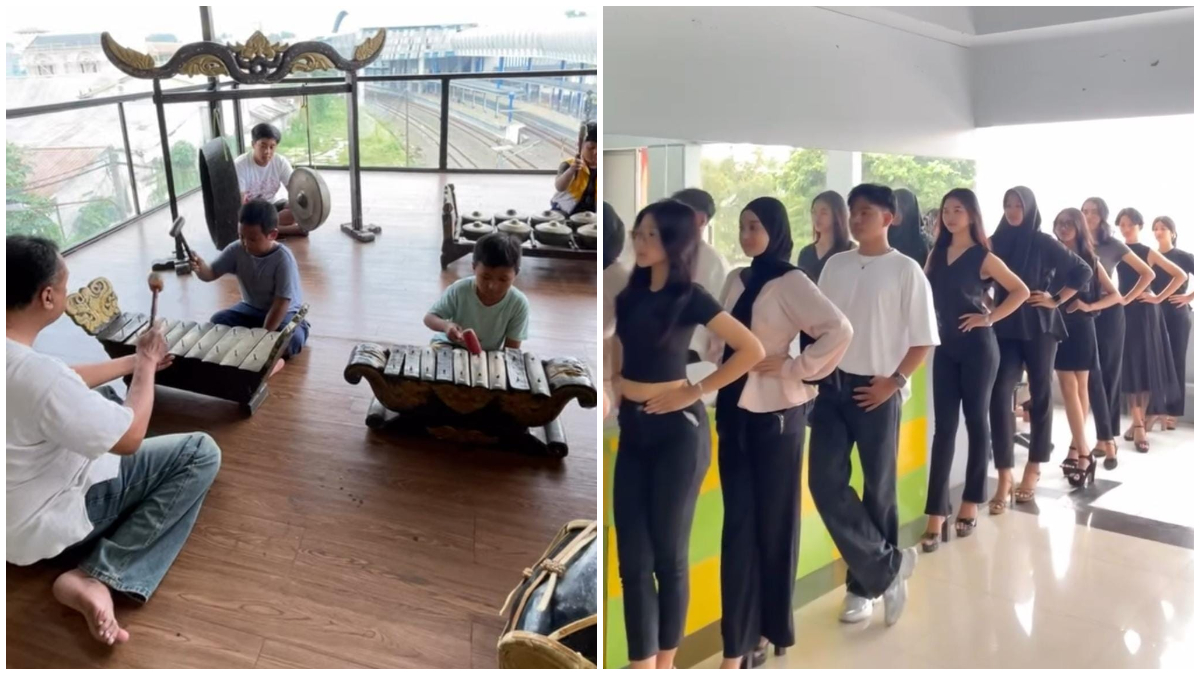 Suasana Kelas Seni di Sanggar Obor Sakti Bogor.