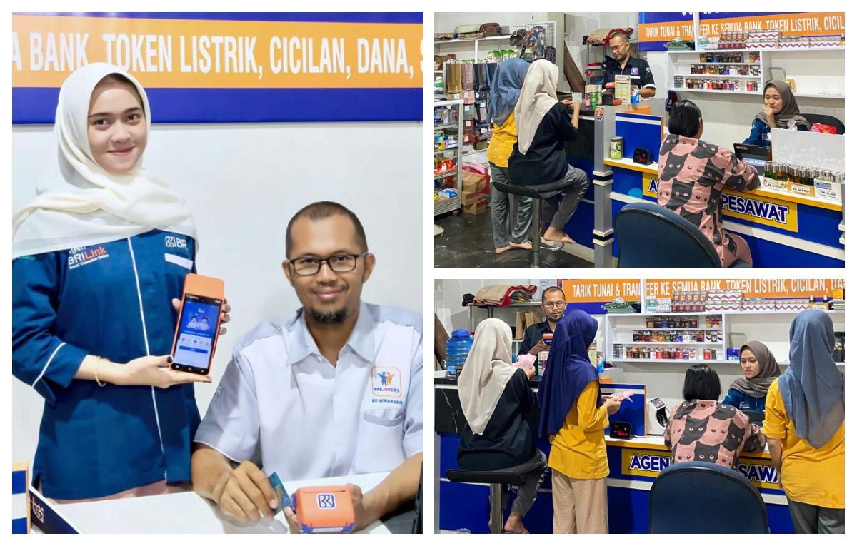 Keluarga di Jepara ini berhasil buka lapangan kerjaan bagi masyarakat sekitar setelah menjadi agen BRILink.