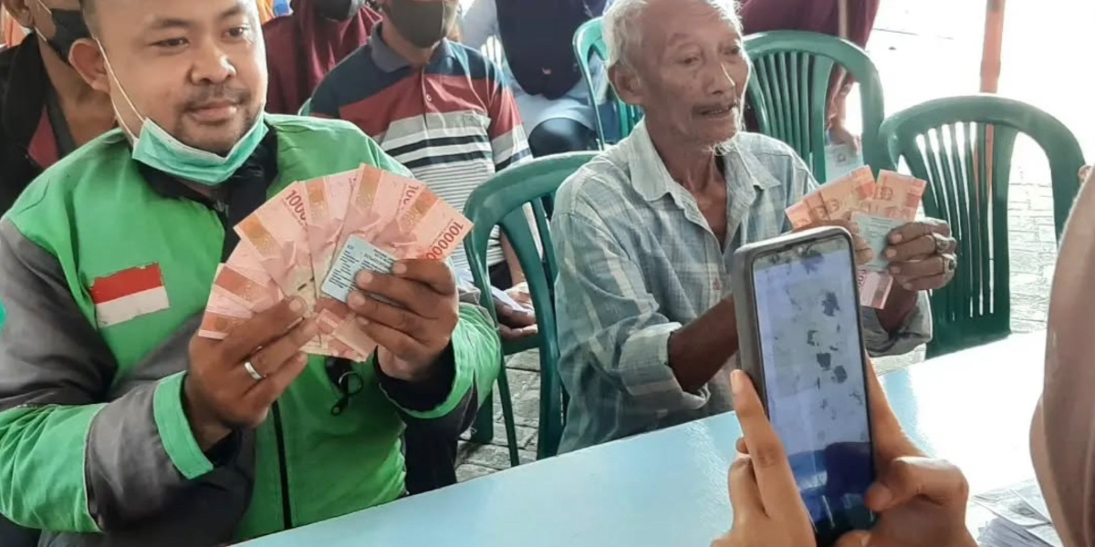 Ilustrasi Penyaluran Bansos