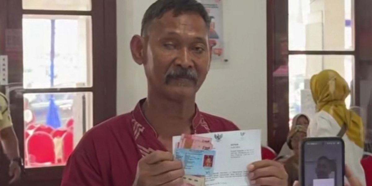 Ilustrasi KPM bantuan sosial (bansos) BPNT.