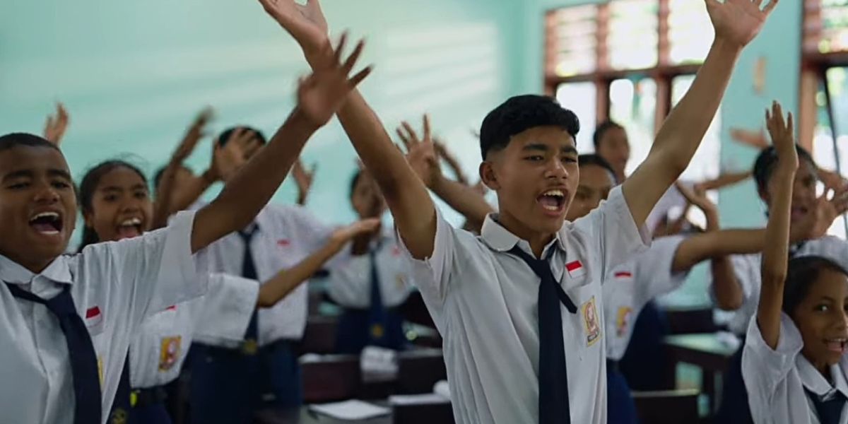 Ilustrasi  anak sekolah penerima bansos PIP dari pemerintah.